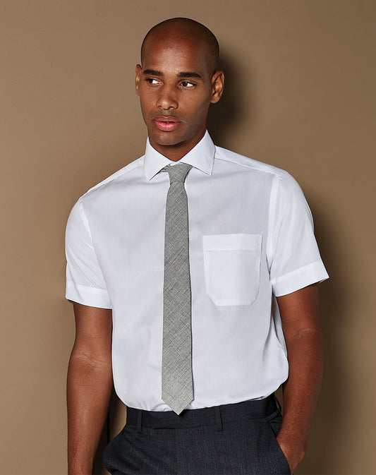 Kustom Kit KK115 Premium Short Sleeve Classic Fit Non-Iron Shirt 100% Cotton poplin - COOZO