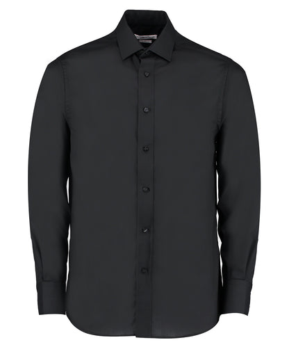 Kustom Kit KK131 Tailored Fit Long Sleeve Business Shirt - COOZO
