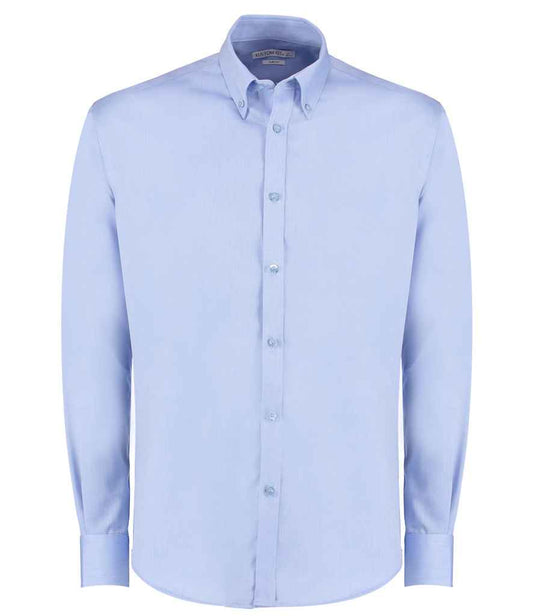 Kustom Kit KK139 Long Sleeve Slim Fit Oxford Twill Non-Iron Shirt 100% cotton twill - COOZO