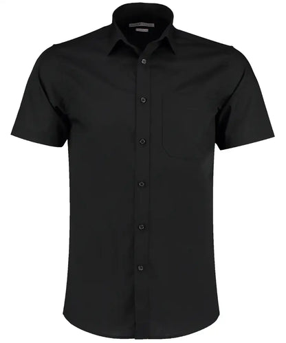 Kustom Kit Tailored Fit Short Sleeve Poplin Shirt KK141 - COOZO