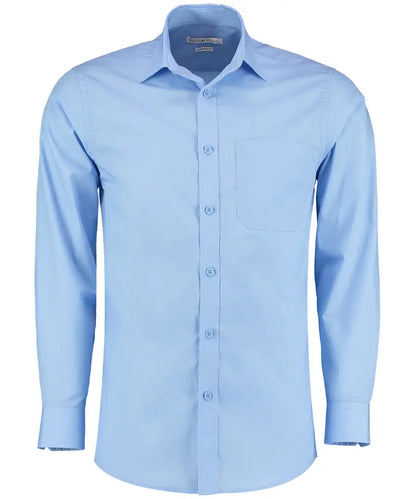 Kustom Kit Tailored Fit Long Sleeve Poplin Shirt Other color KK142 - COOZO