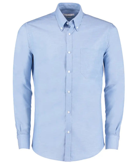 Kustom Kit KK184 Slim Fit Long Sleeve Workwear Oxford Shirt - COOZO