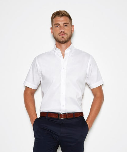 Kustom Kit KK187 Premium Short Sleeve Tailored Oxford Shirt - COOZO