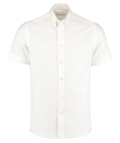 Kustom Kit KK187 Premium Short Sleeve Tailored Oxford Shirt - COOZO