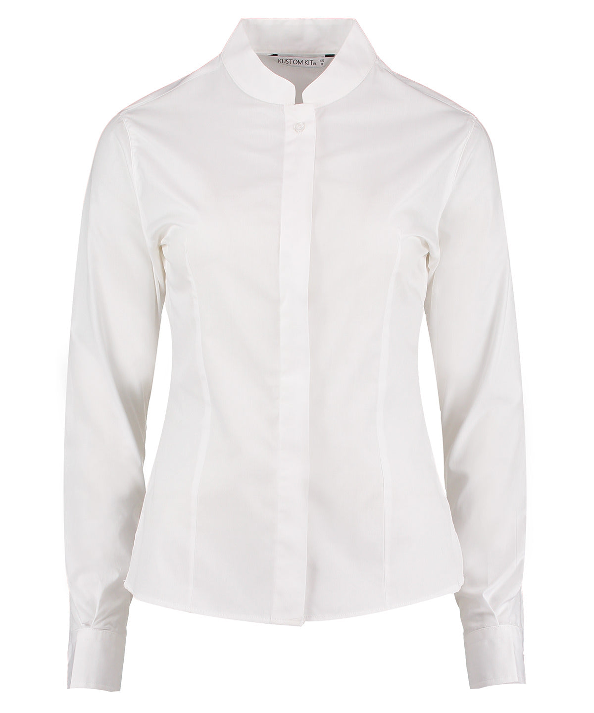 Kustom Kit KK261 Ladies Long Sleeve Tailored Mandarin Collar Shirt - COOZO