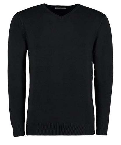 Kustom Kit KK352 Regular Fit Arundel Long Sleeve V-Neck Sweater - COOZO