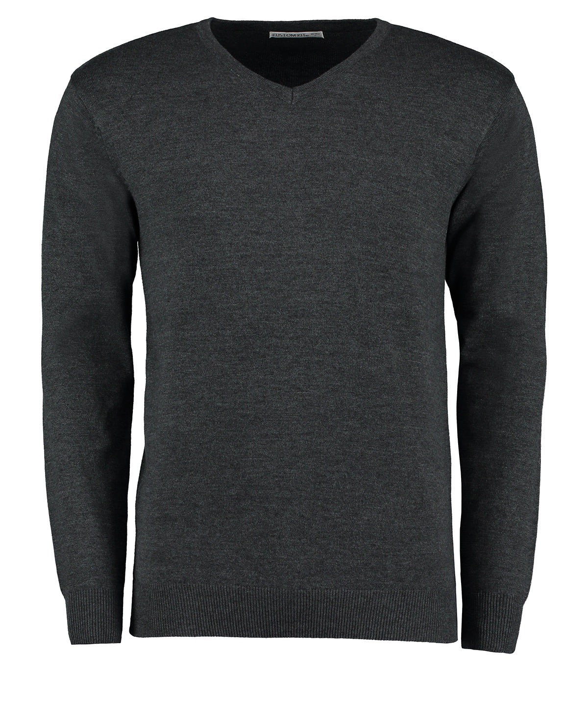 Kustom Kit KK352 Regular Fit Arundel Long Sleeve V-Neck Sweater - COOZO