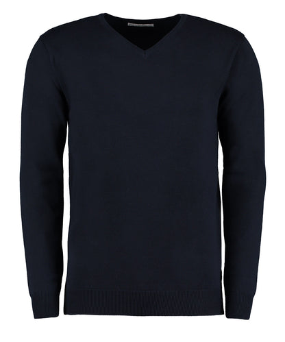 Kustom Kit KK352 Regular Fit Arundel Long Sleeve V-Neck Sweater - COOZO