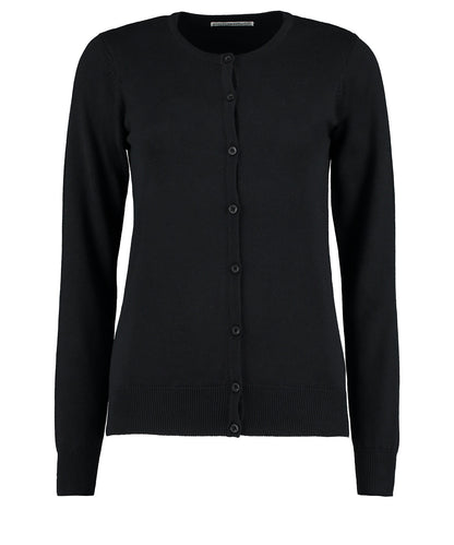 Kustom Kit KK355 Women's Arundel crew neck cardigan long sleeve (classic fit) - COOZO