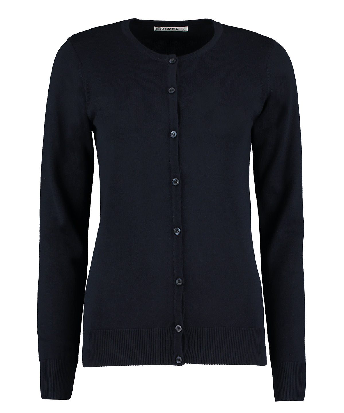 Kustom Kit KK355 Women's Arundel crew neck cardigan long sleeve (classic fit) - COOZO