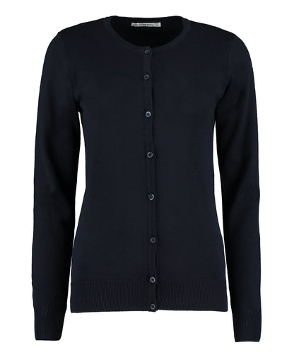 Kustom Kit KK355 Women's Arundel crew neck cardigan long sleeve (classic fit) - COOZO