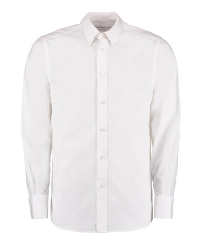 Kustom Kit KK386 Men's Tailored Fit Long Sleeve City Shirt 100% Cotton Easy-iron - COOZO