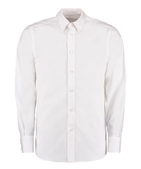 Kustom Kit KK386 Men's Tailored Fit Long Sleeve City Shirt 100% Cotton Easy-iron - COOZO