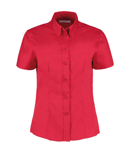 Kustom Kit Tailored Fit Short Sleeve Premium Oxford Shirt KK701 - COOZO