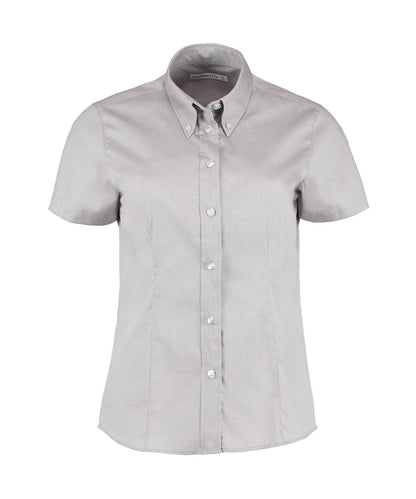 Kustom Kit Tailored Fit Short Sleeve Premium Oxford Shirt KK701 - COOZO