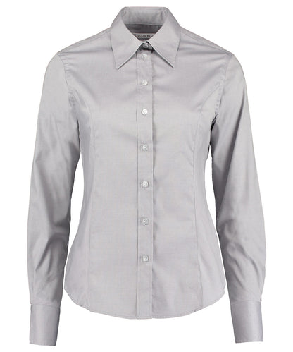 Kustom Kit KK702 Tailored Fit Long Sleeve Premium Oxford Shirt - COOZO