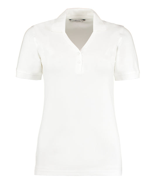 Kustom Kit KK732 Sophia Comfortec? V Neck Polo Shirt - COOZO