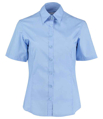 Kustom Kit KK742 Tailored Fit Short Sleeve Business Shirt Fused stand up collar - COOZO