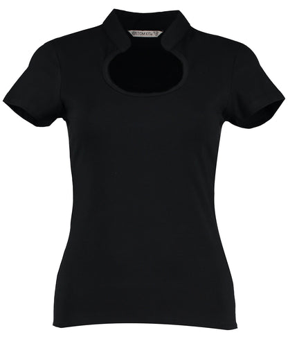Kustom Kit KK755 Ladies Keyhole Neck Corporate Top - COOZO