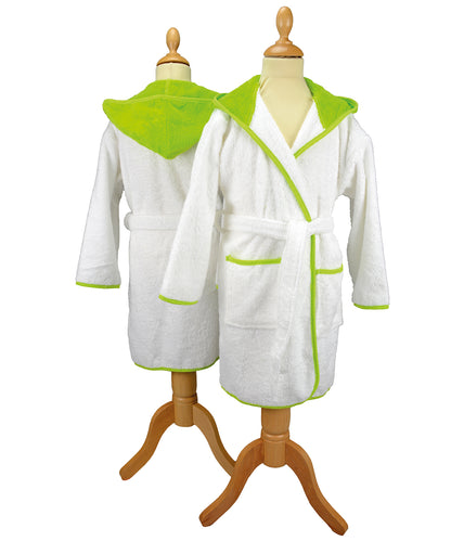 ARTG AR021 Boyzz & Girlzz hooded bathrobe 100% Cotton ideal for home sports or leisure - COOZO
