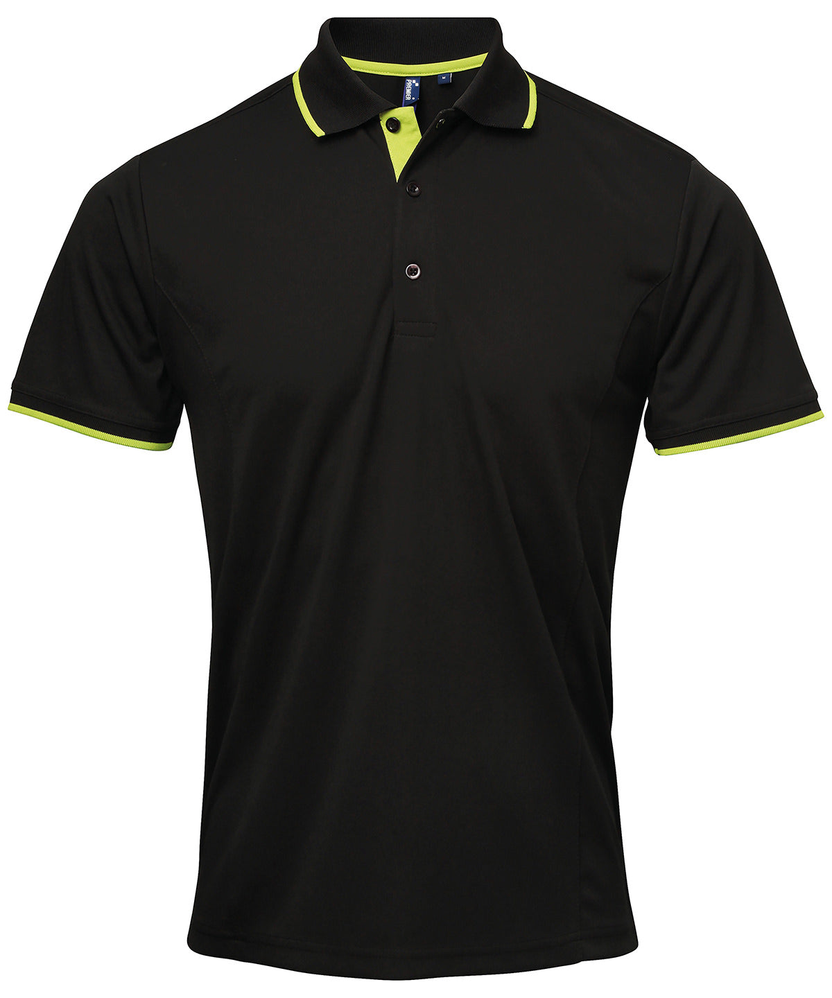 Premier PR618 Contrast Coolchecker Piqu Polo Shirt - COOZO