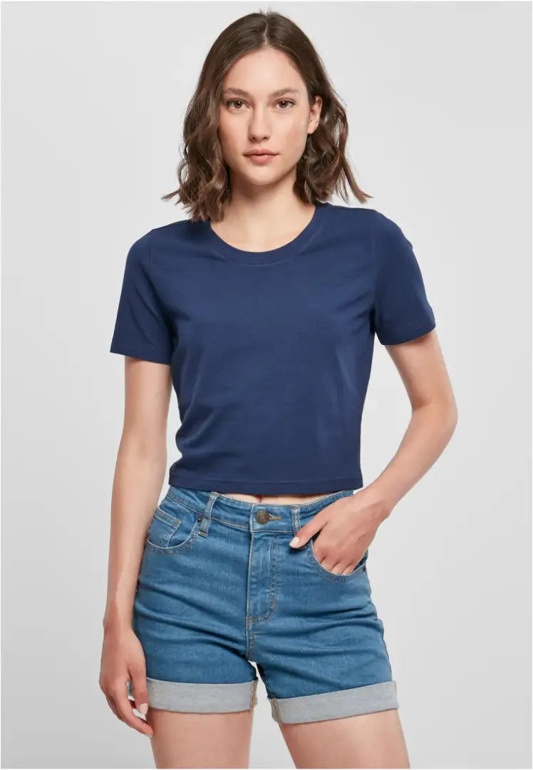 COOZO-Coozo Women's cropped tee (BY042)