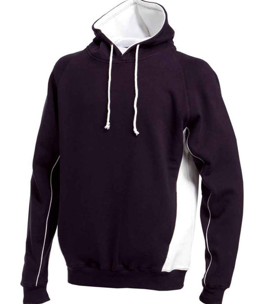 Finden & Hales LV335 Finden and Hales Contrast Hooded Sweatshirt - COOZO