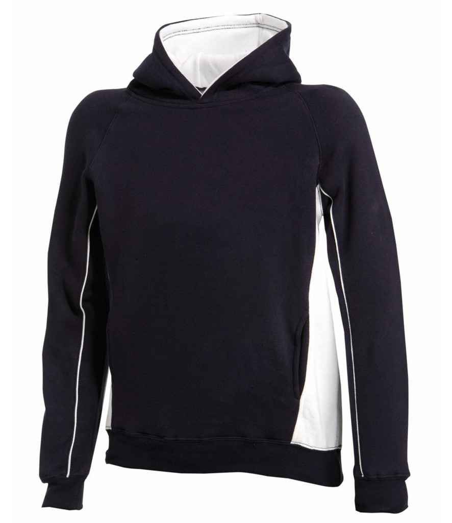 Finden & Hales LV339 Finden and Hales Kids Contrast Hooded Sweatshirt - COOZO