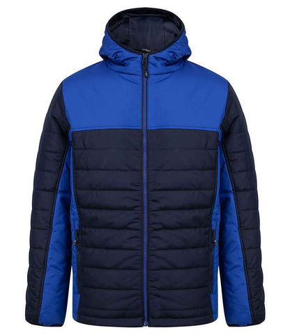 Finden & Hales LV660 HOODED CONTRAST PADDED JACKET - COOZO