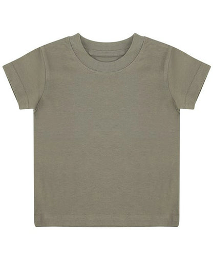 Larkwood LW020 Baby/Toddler lightweight crew neck T-Shirt 100% Cotton single Jersey Light Color - COOZO
