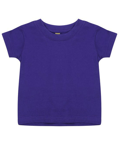 Larkwood LW020 Baby/Toddler lightweight crew neck T-Shirt 100% Cotton single Jersey Dark Color - COOZO