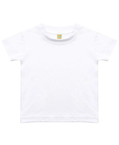 Larkwood LW020 Baby/Toddler lightweight crew neck T-Shirt 100% Cotton single Jersey Light Color - COOZO