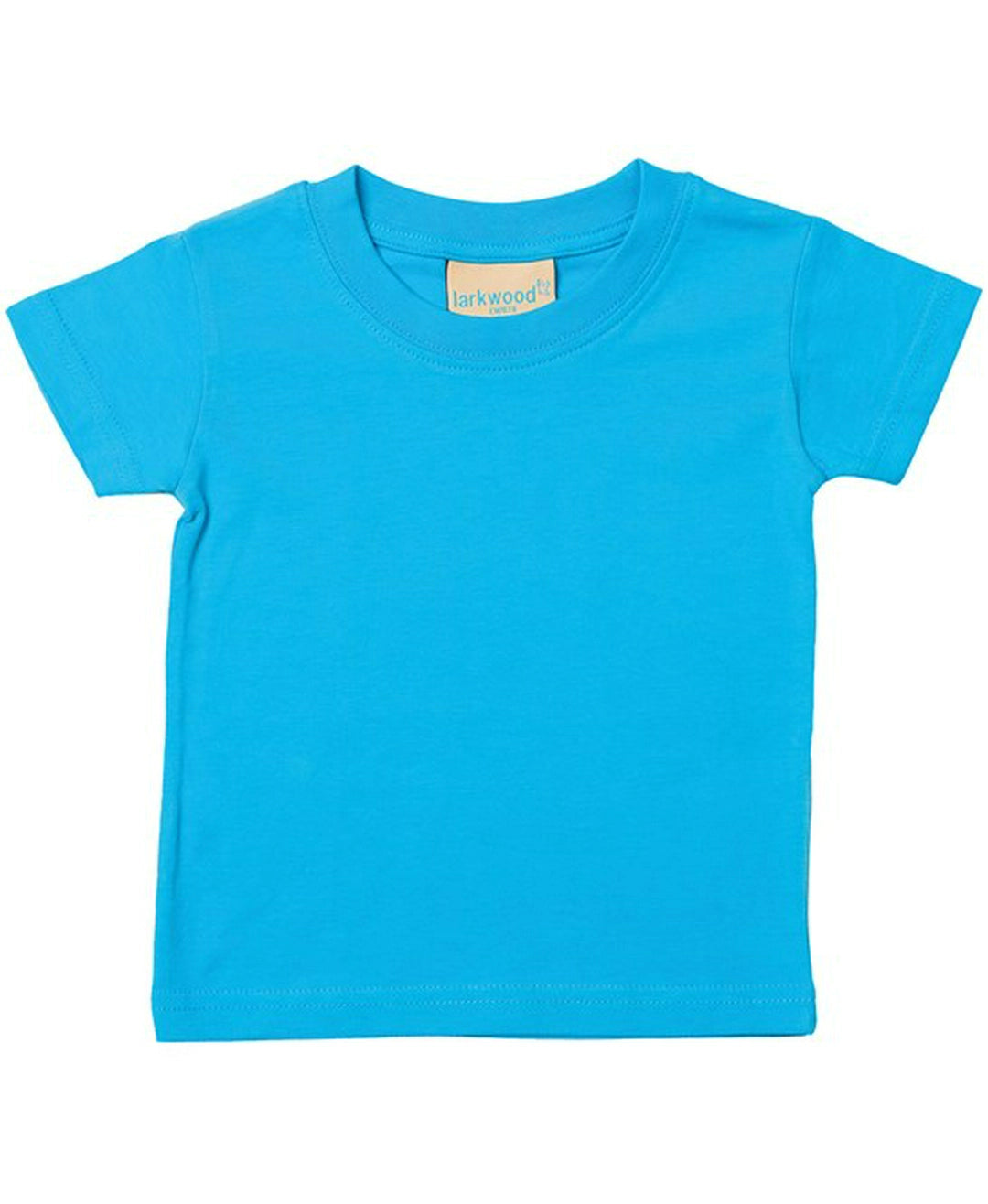 Larkwood LW020 Baby/Toddler lightweight crew neck T-Shirt 100% Cotton single Jersey Light Color - COOZO