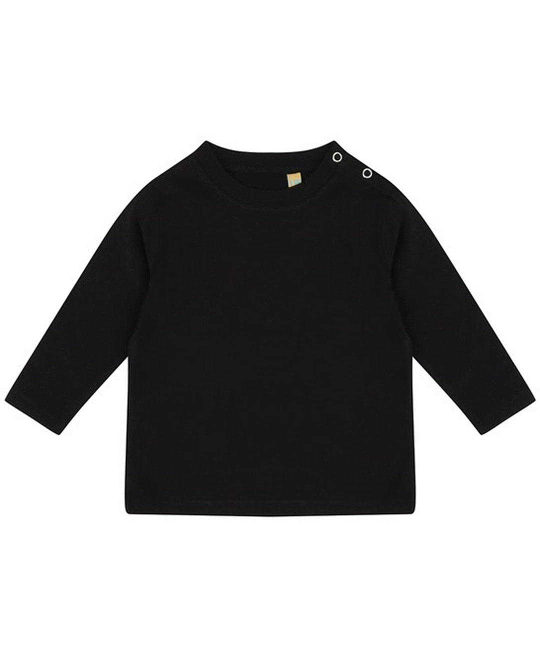 Larkwood LW021 Baby/Toddler crew neck Long Sleeve T-Shirt 100% Cotton single Jersey