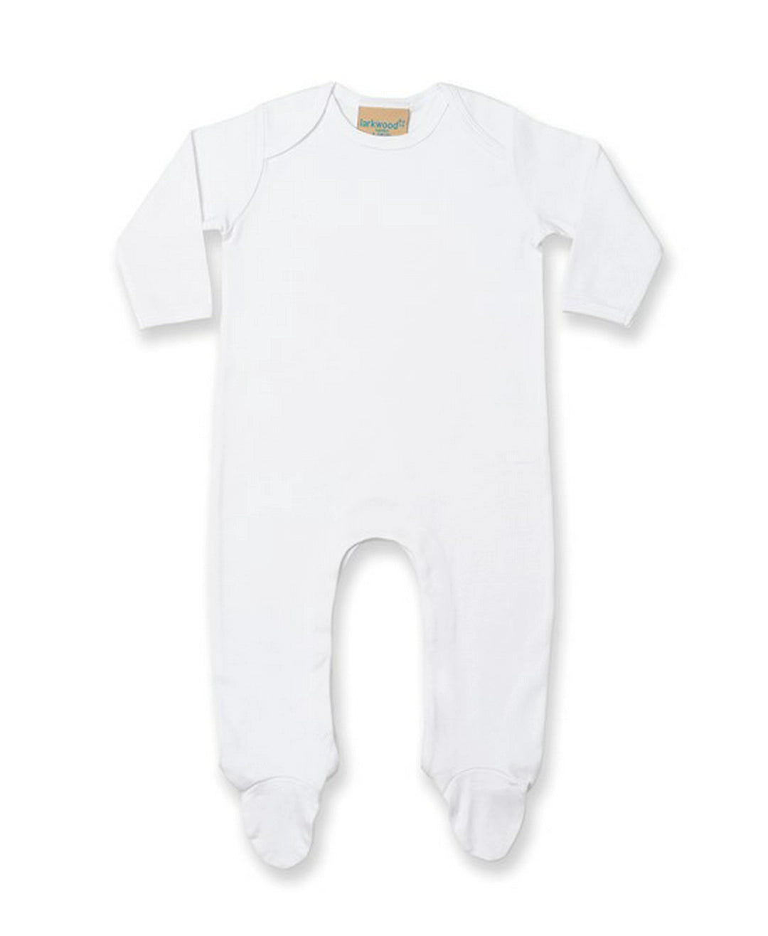 Larkwood LW053 Contrast Baby Sleepsuit - COOZO