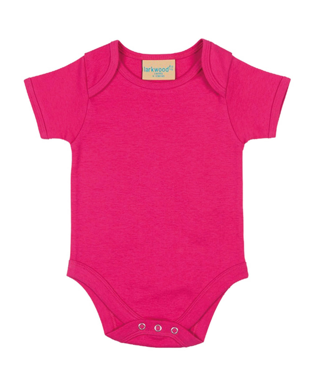 Larkwood LW055 Short Sleeve Baby Bodysuit 100% Cotton interlock - COOZO