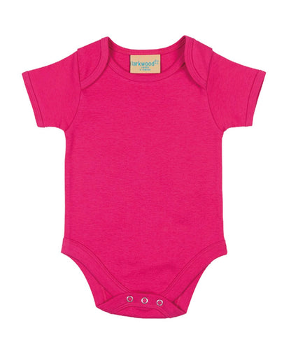 Larkwood LW055 Short Sleeve Baby Bodysuit 100% Cotton interlock - COOZO