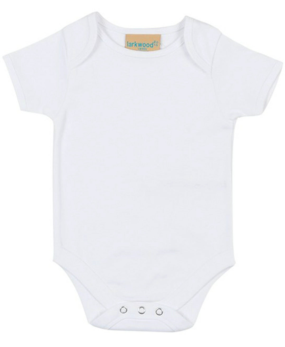 Larkwood LW055 Short Sleeve Baby Bodysuit 100% Cotton interlock - COOZO
