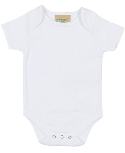 Larkwood LW055 Short Sleeve Baby Bodysuit 100% Cotton interlock - COOZO