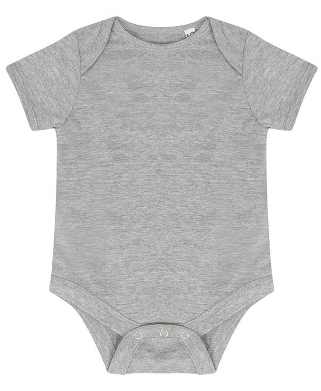Larkwood LW500 Essential Short Sleeve Baby Bodysuit 100% Cotton single Jersey - COOZO