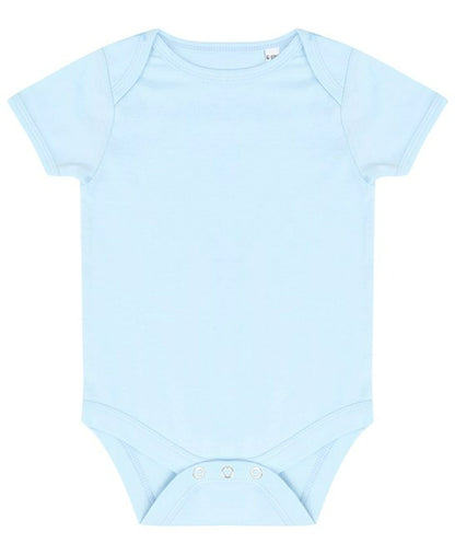 Larkwood LW500 Essential Short Sleeve Baby Bodysuit 100% Cotton single Jersey - COOZO