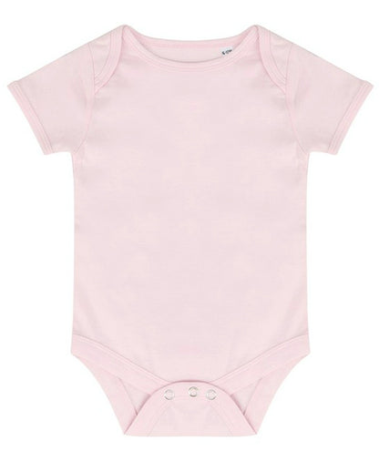 Larkwood LW500 Essential Short Sleeve Baby Bodysuit 100% Cotton single Jersey - COOZO