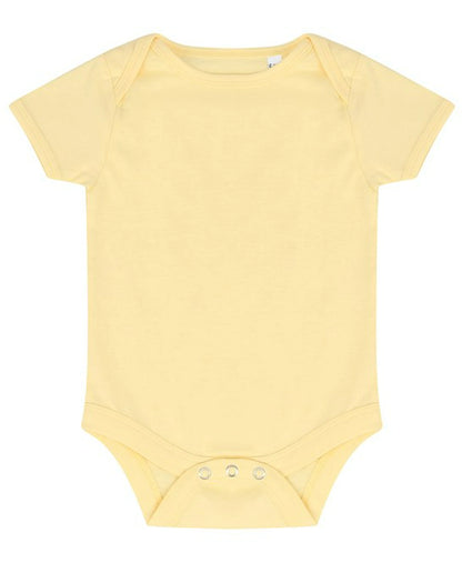 Larkwood LW500 Essential Short Sleeve Baby Bodysuit 100% Cotton single Jersey - COOZO