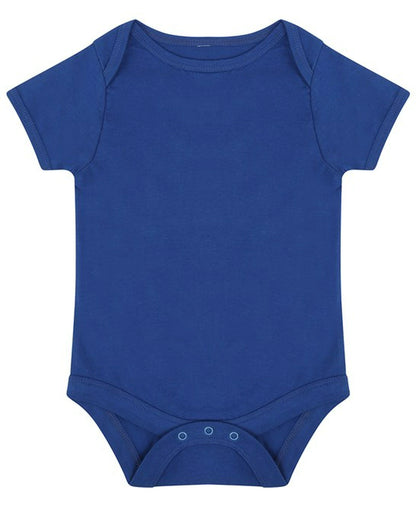 Larkwood LW500 Essential Short Sleeve Baby Bodysuit 100% Cotton single Jersey - COOZO