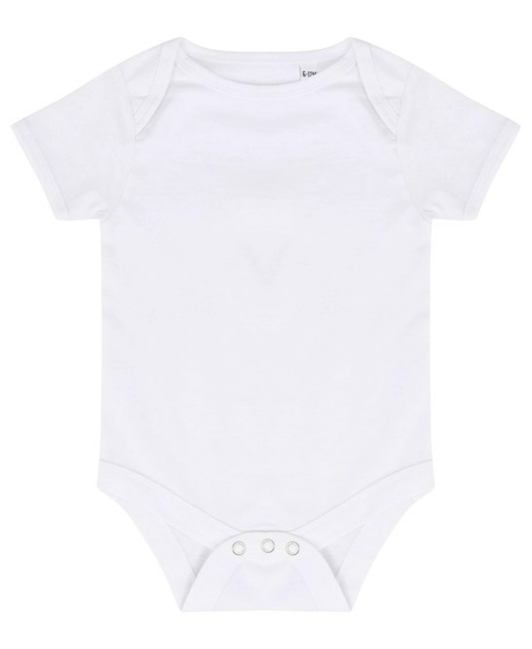 Larkwood LW500 Essential Short Sleeve Baby Bodysuit 100% Cotton single Jersey - COOZO