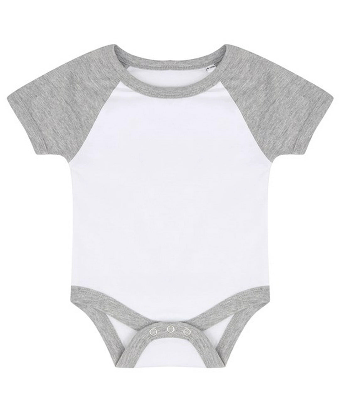 Larkwood LW502 Essential Short Sleeve Baby Baseball Bodysuit - COOZO