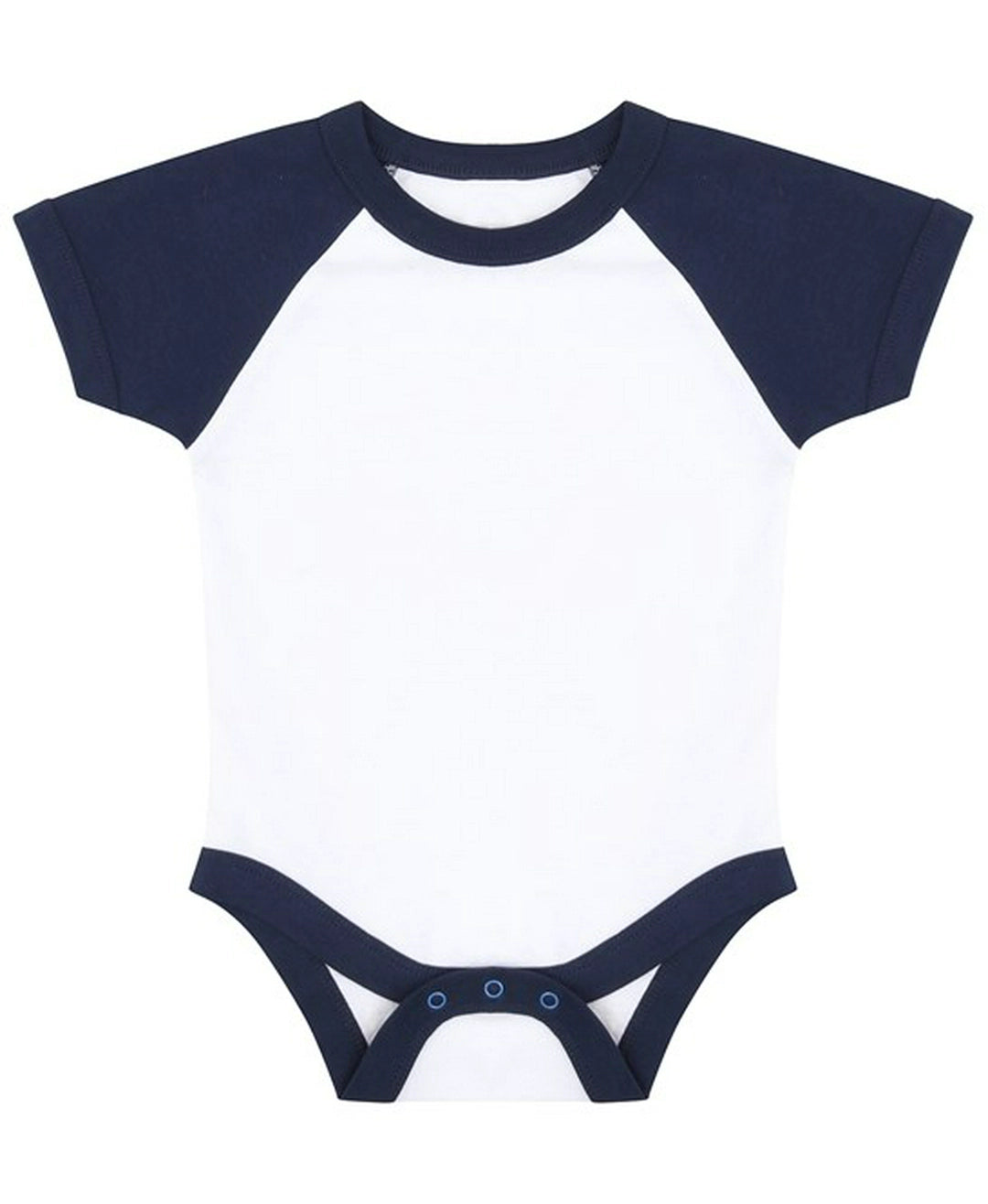 Larkwood LW502 Essential Short Sleeve Baby Baseball Bodysuit - COOZO
