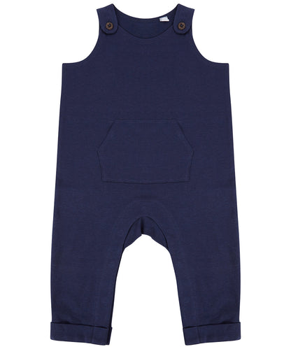 Larkwood LW651 Baby/Toddler Organic Cotton Dungarees - COOZO