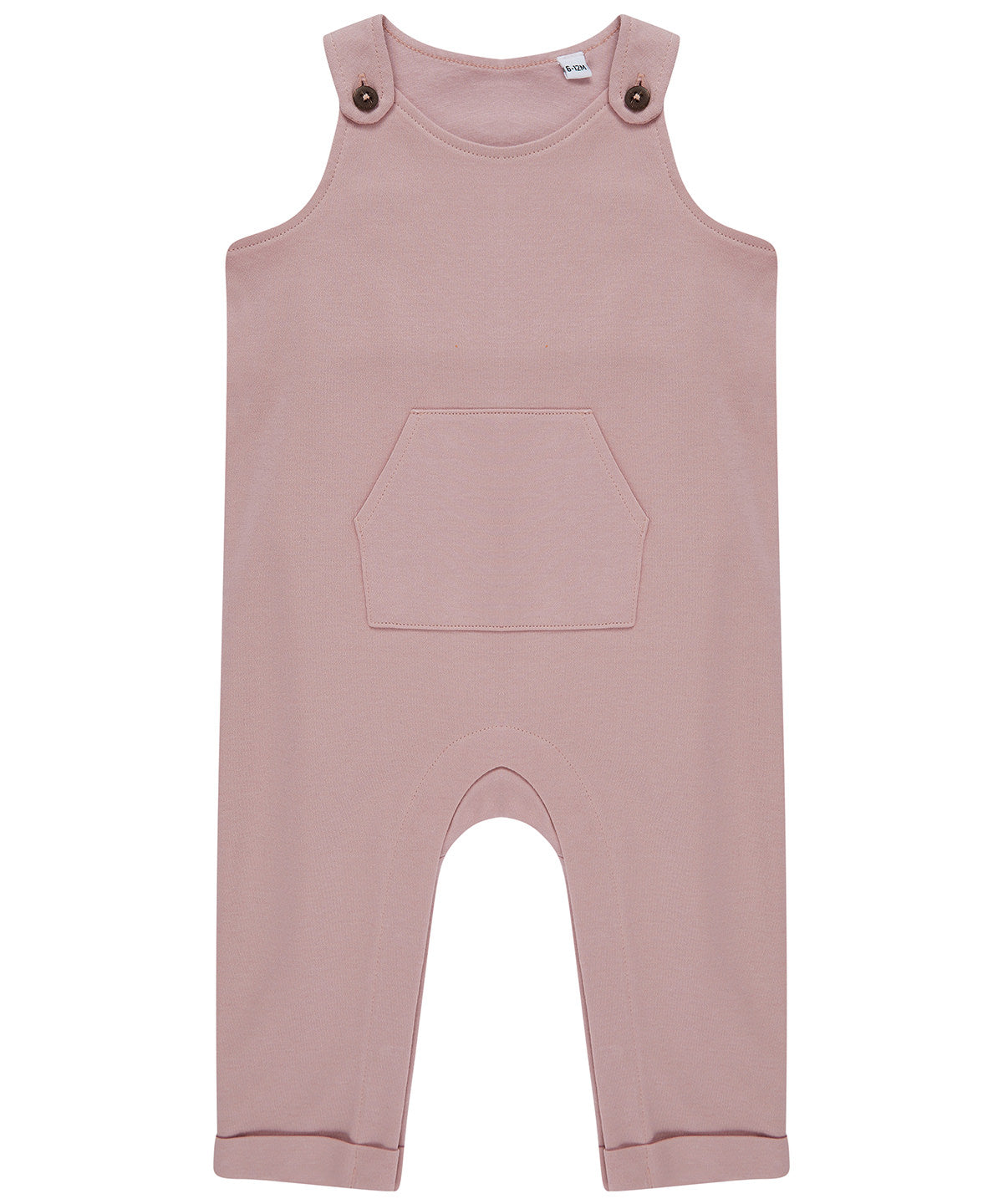 Larkwood LW651 Baby/Toddler Organic Cotton Dungarees - COOZO