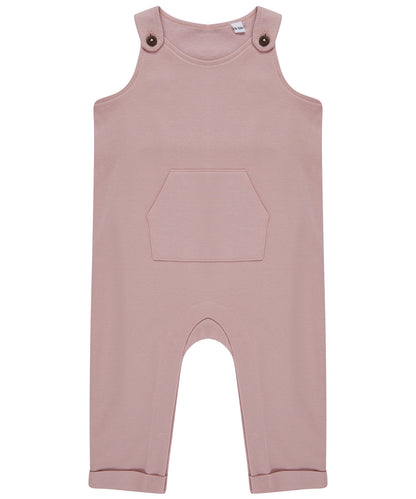 Larkwood LW651 Baby/Toddler Organic Cotton Dungarees - COOZO